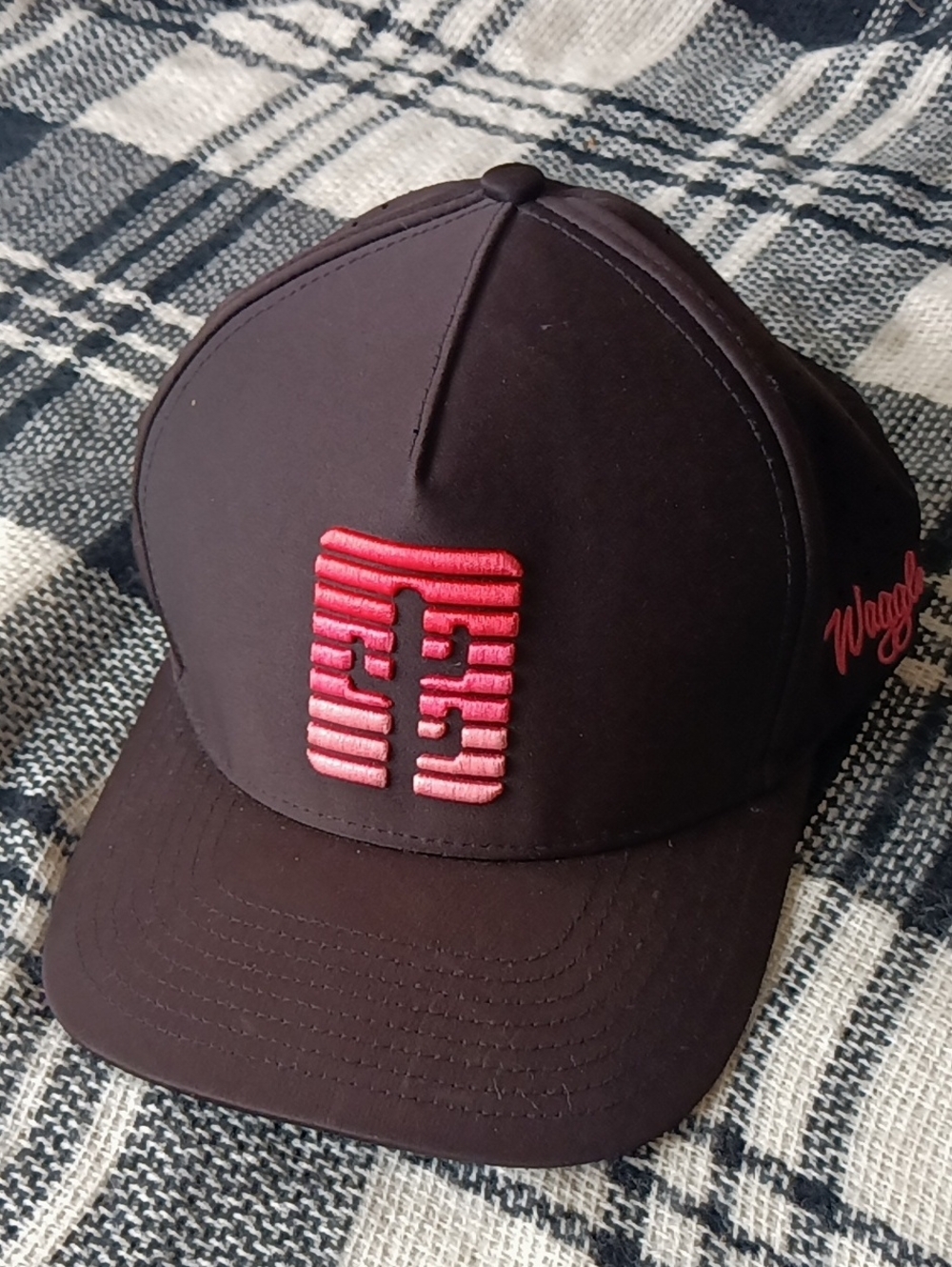 Waggle Black & Pink cactus Baseball Hat